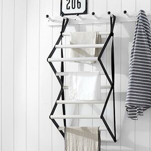 Pottery Barn Drying Rack and Peg Rail, Pottery Barn Laundry drying rack